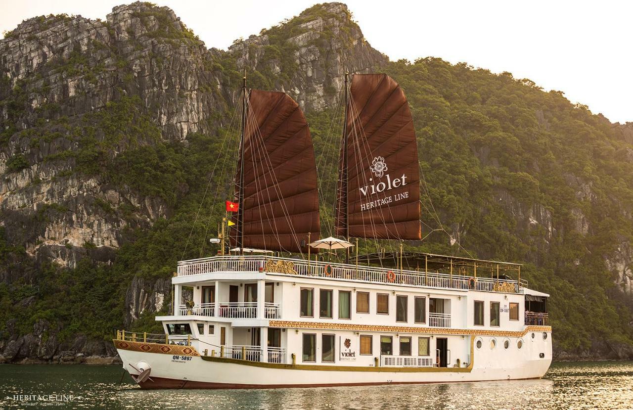 Heritage Line Violet Cruise - Halong Bay & Lan Ha Bay Ha Long Zewnętrze zdjęcie